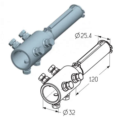 переходник вала 24мм