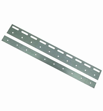 Пластины 400мм – оцинковка, 10 проушин